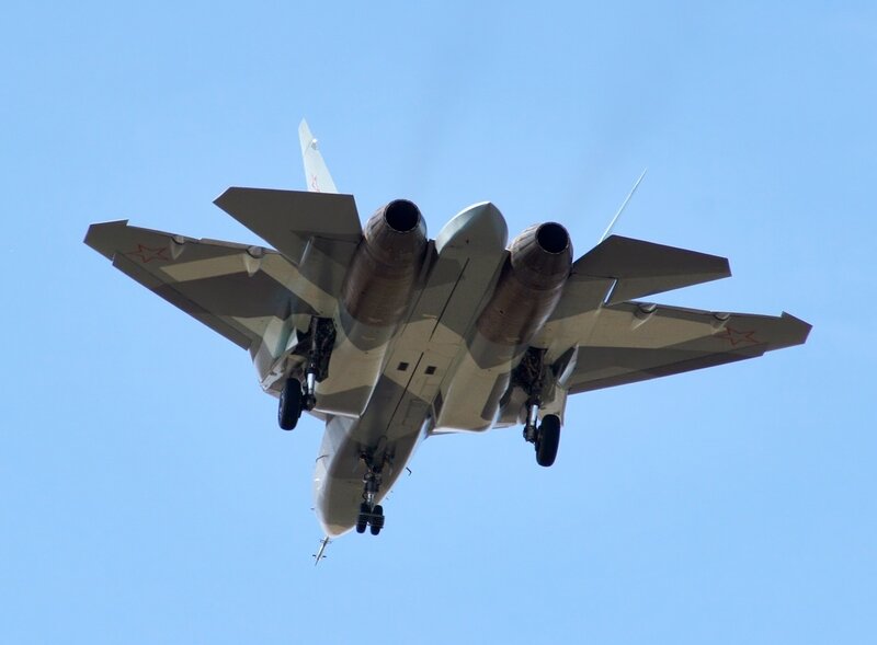 military jet in flight