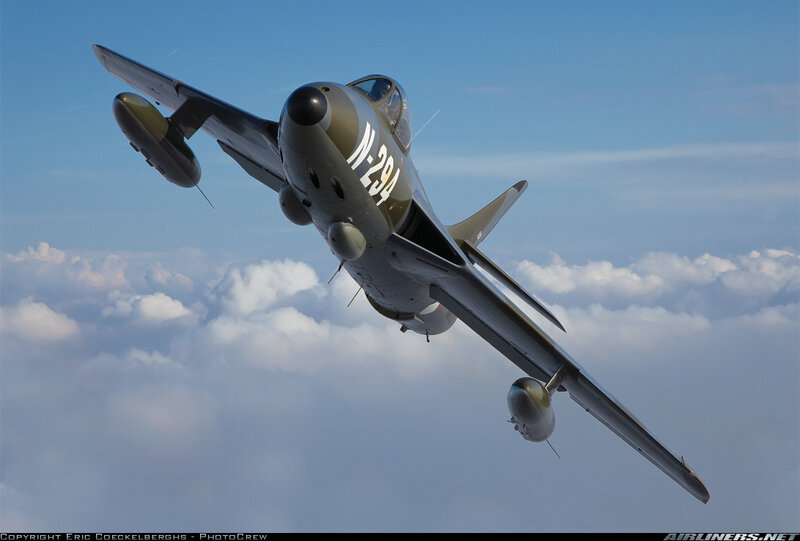 Military Jet in Flight — Blue, Dramatic, Afternoon, Photograph, Clouds, Sky
