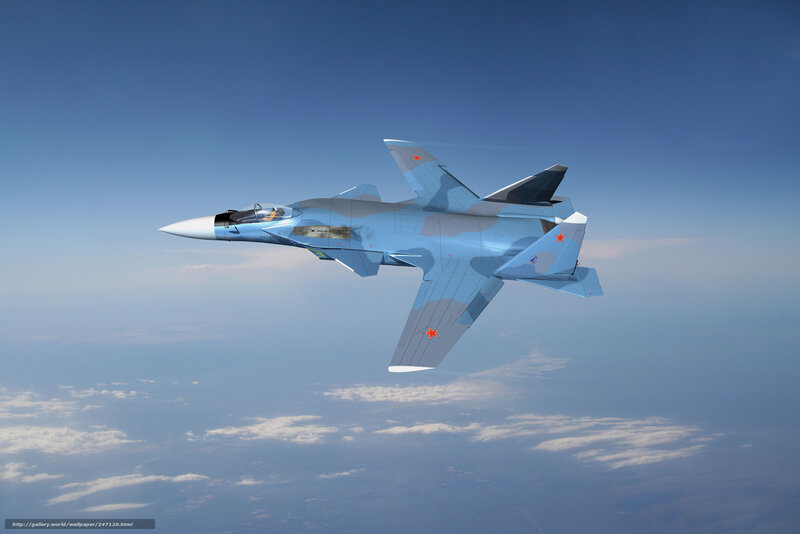 Military Jet in Flight — Blue, Serene, Afternoon, 3d Render