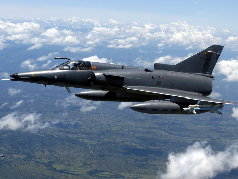 Military Jet in Flight — Gray, Dramatic, Afternoon, Photograph