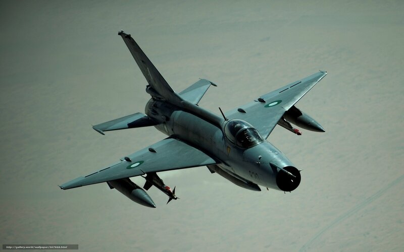 Military Jet in Flight — Gray, Dramatic, Photograph, Aircraft, Missiles