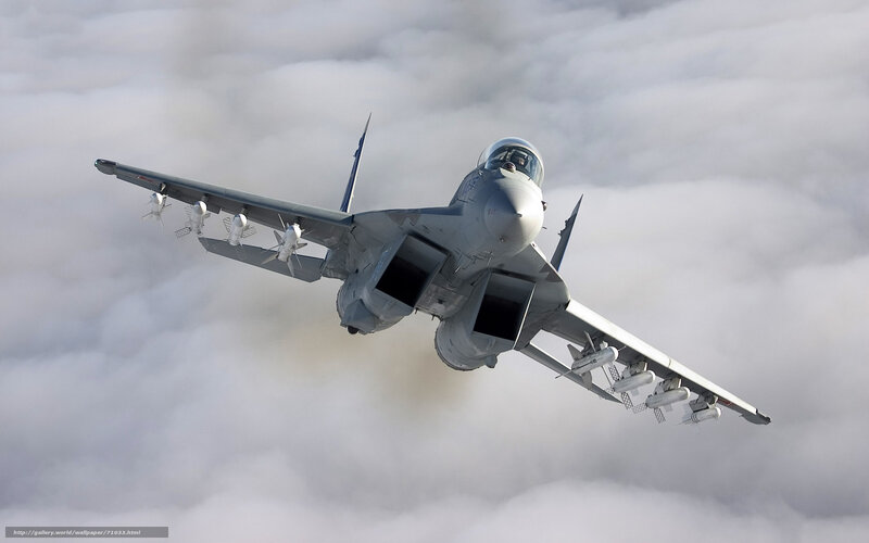 Military Jet in Flight — Gray, Dramatic, Photograph, Clouds, Missiles