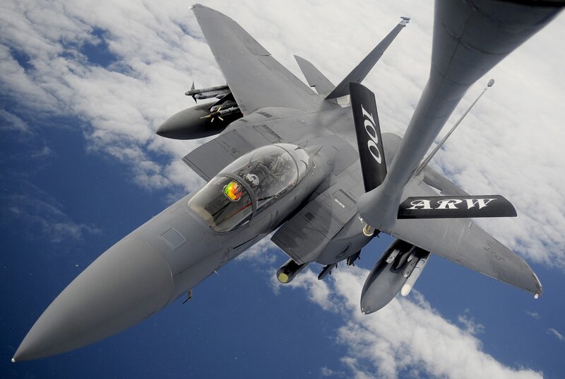 Military Jet in Flight — Gray, Dramatic, Photograph, Pilot, Clouds