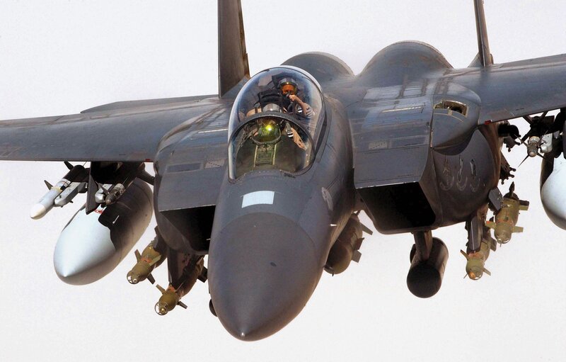 Military Jet in Flight — Gray, Dramatic, Photograph, Pilot