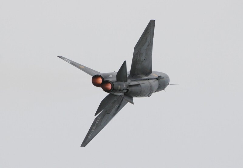 Military Jet in Flight — Gray, Neutral, Photograph, Jet Engine