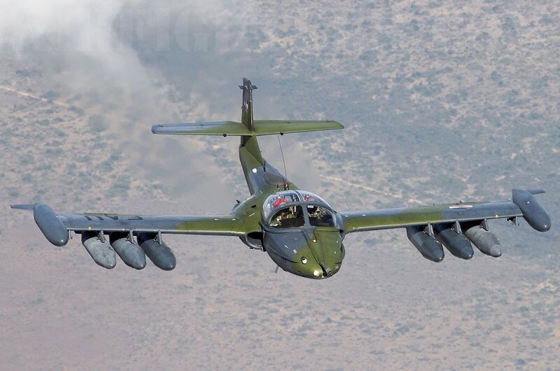 Military Jet in Flight — Green, Dramatic, Afternoon, Photograph