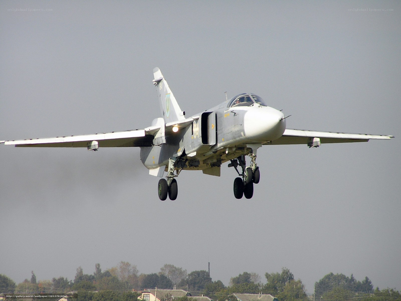 military jet in flight