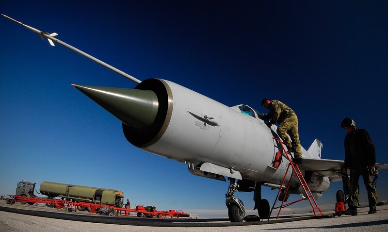 Military jet on tarmac