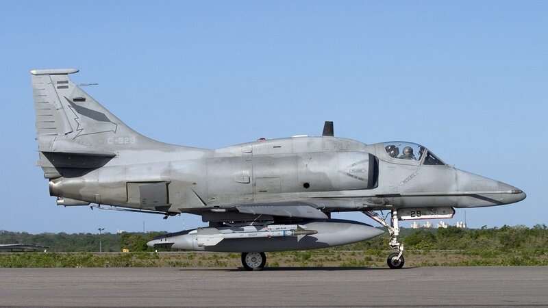 Military jet on tarmac