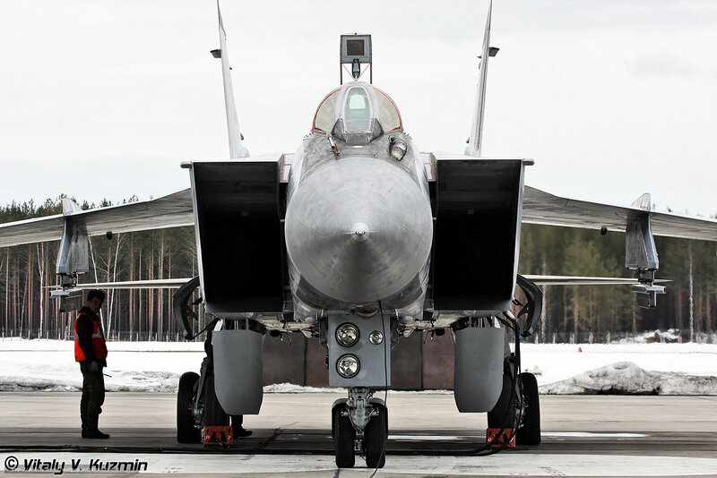 Military Jet on Tarmac — Gray, Cold