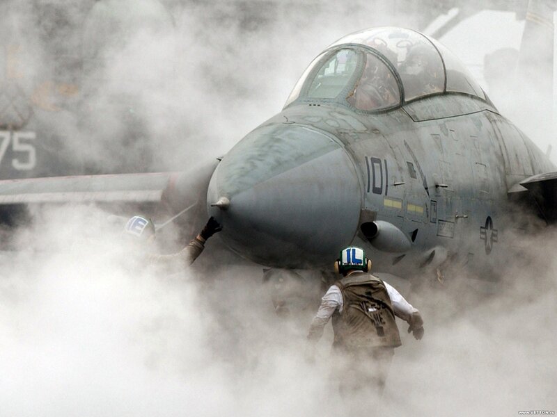 Military Jet on Tarmac — Gray, Dramatic
