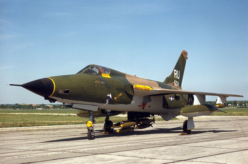 Military Jet on Tarmac — Green