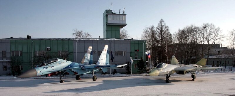 Military jets at airbase