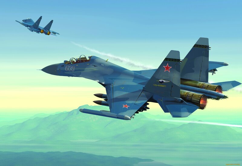 Military Jets in Flight — Blue, Dramatic, Morning