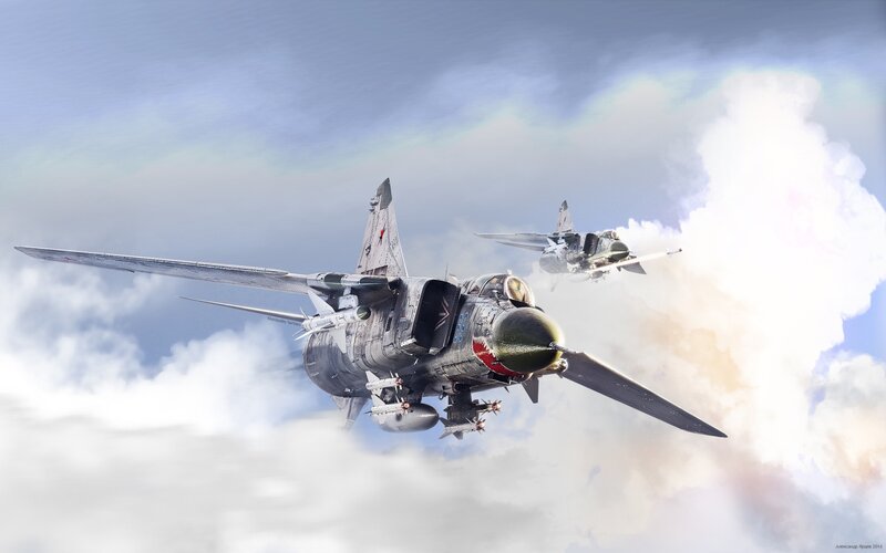 Military Jets in Flight — Gray, Dramatic