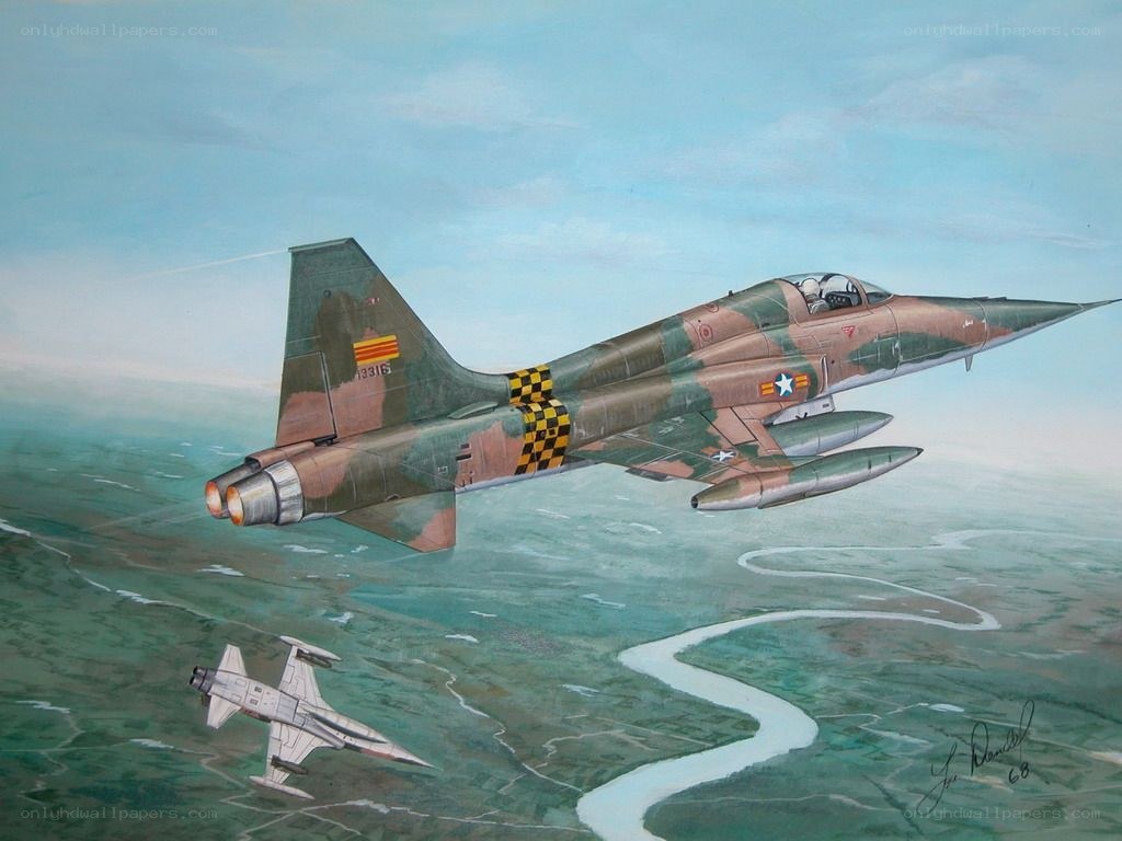 Military jets in flight