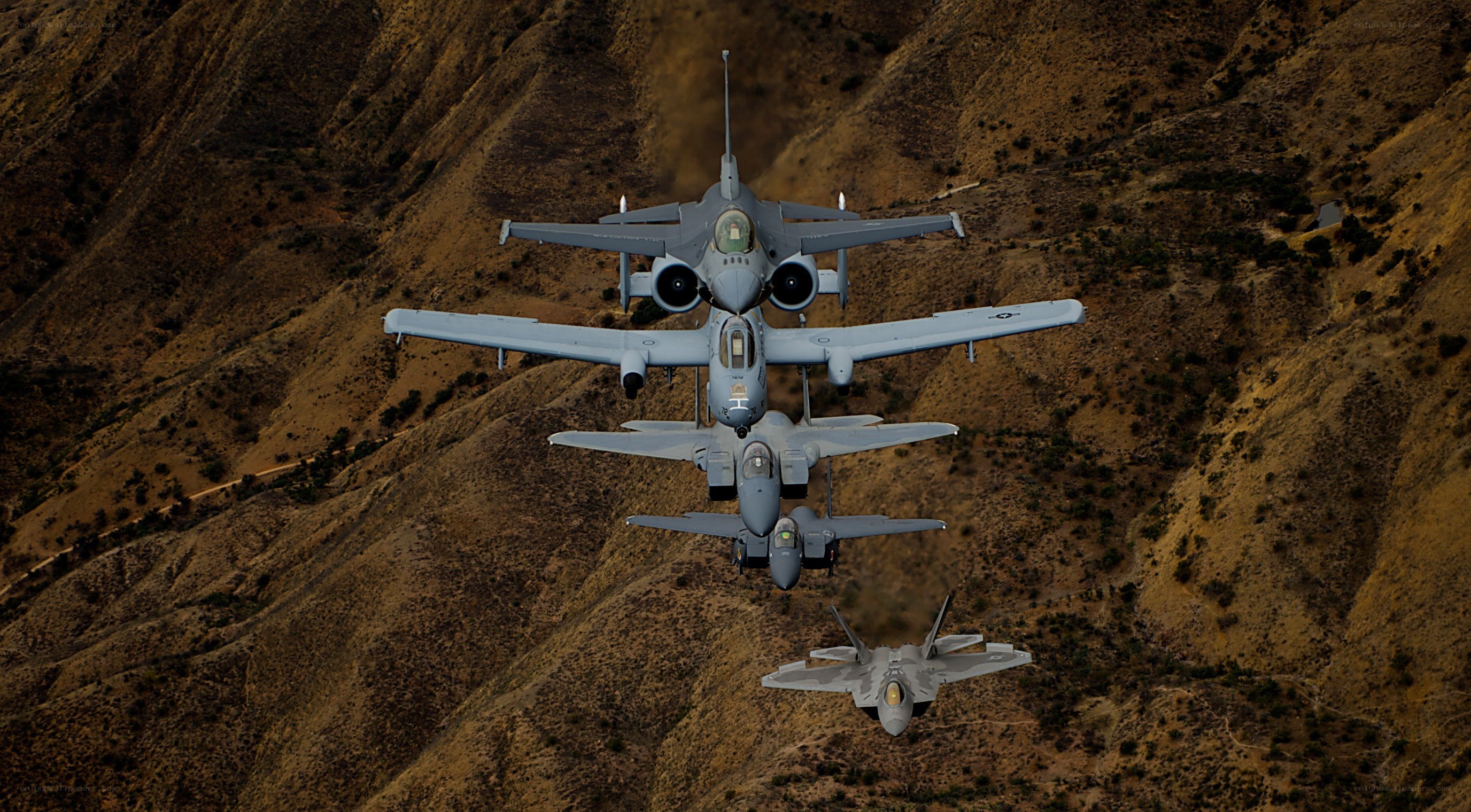 military jets in formation