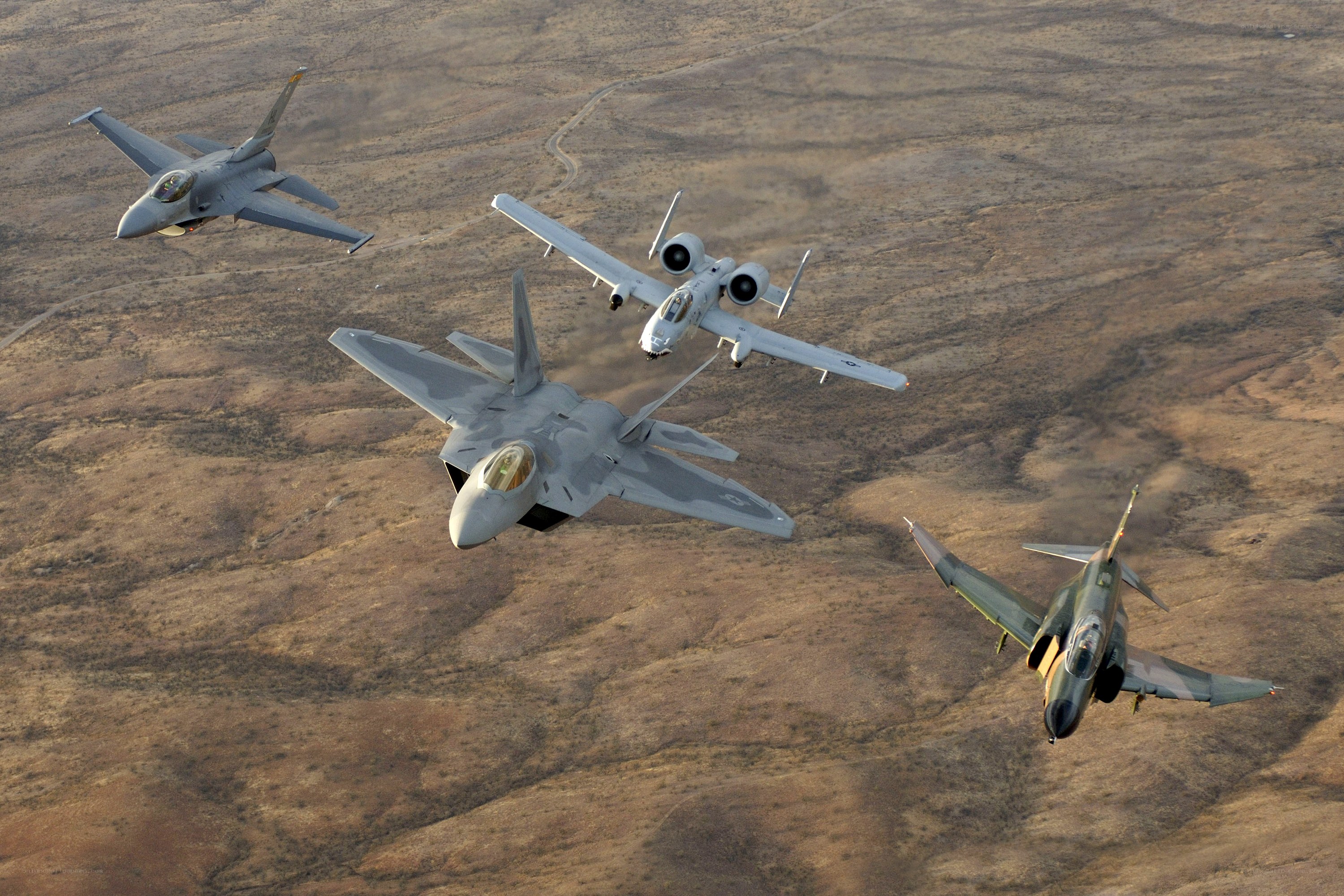 Military jets in formation