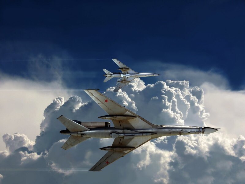 Military jets in formation