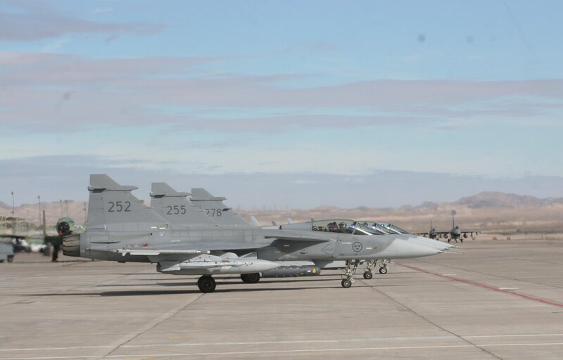 Military jets on tarmac