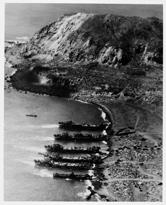 Military landing at Iwo Jima