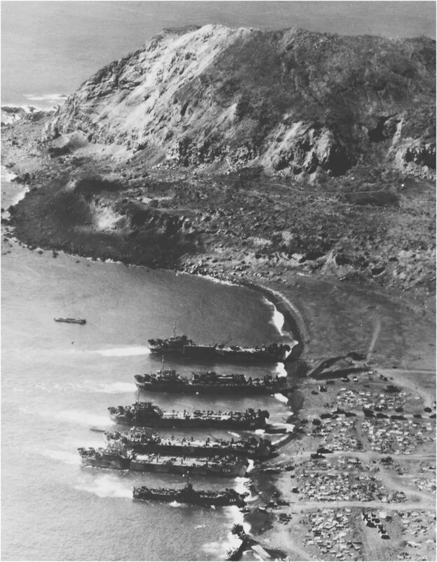 Military landing at Iwo Jima
