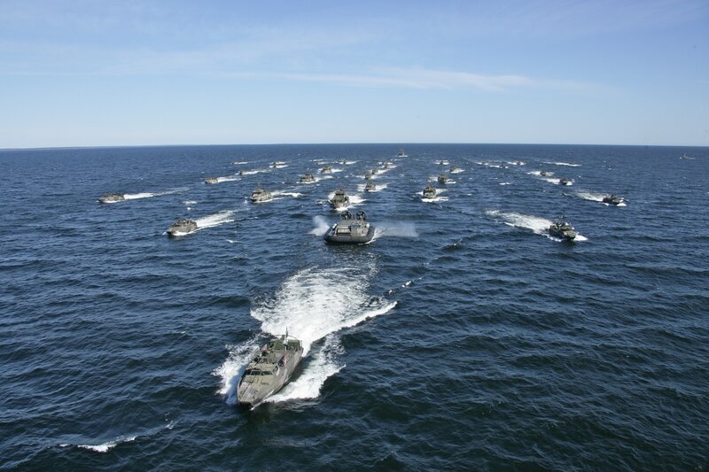 Military Landing Craft — Blue