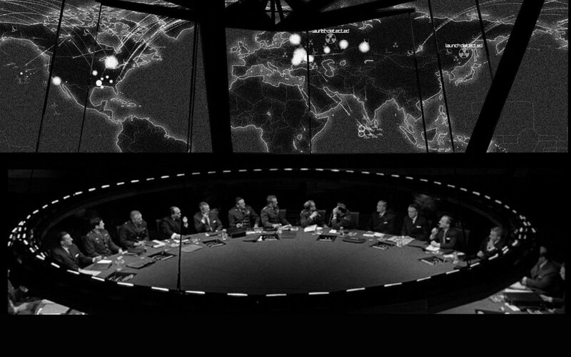 Military Leaders in Command Room