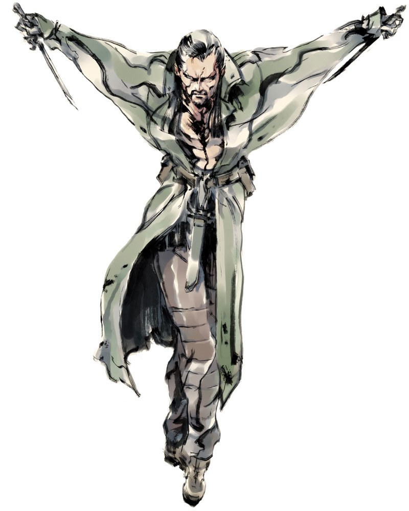 military man with swords
