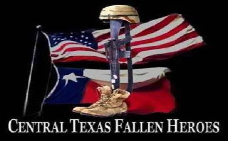 Military Memorial Display — Black