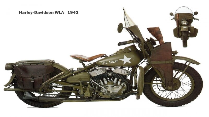 Military Motorcycle — Olive Green, Neutral