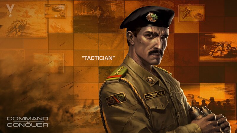 Military Officer with Binoculars