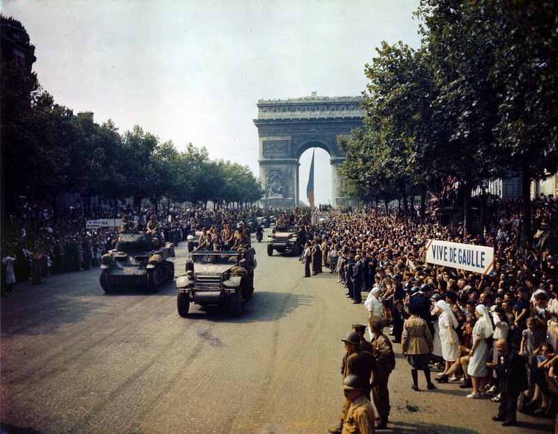 Military parade in Paris