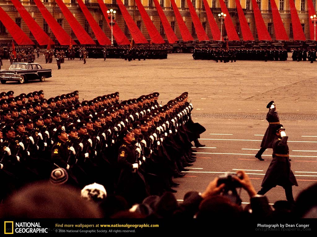 Military parade in Red Square