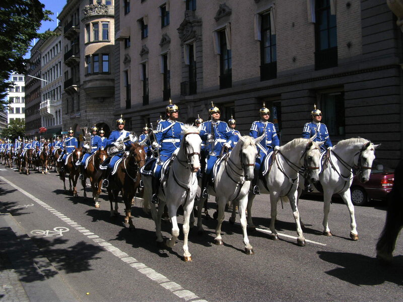 Military Parade on Horses