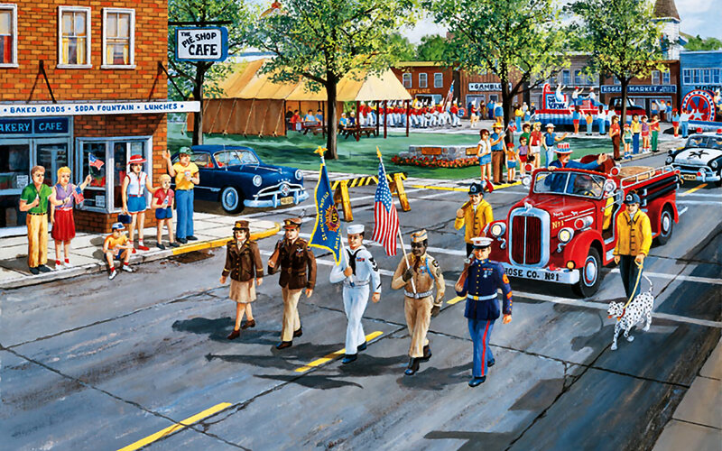 Military Parade — Red