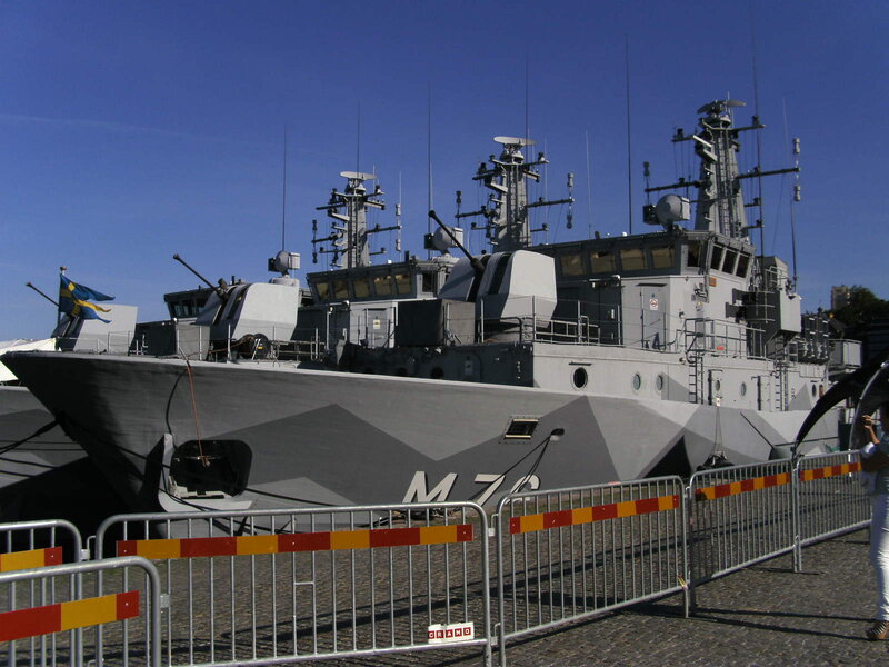 Military Patrol Boat — Gray, Clear