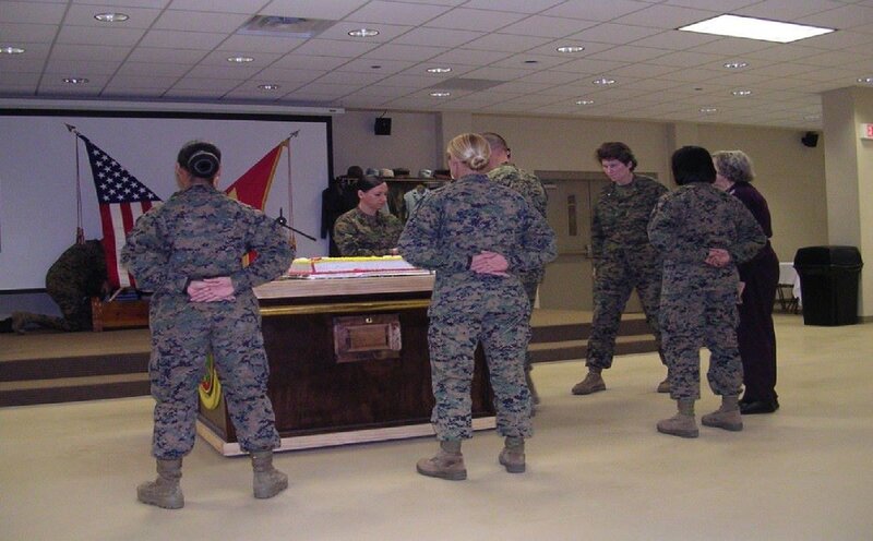 Military Personnel at Ceremony — Green