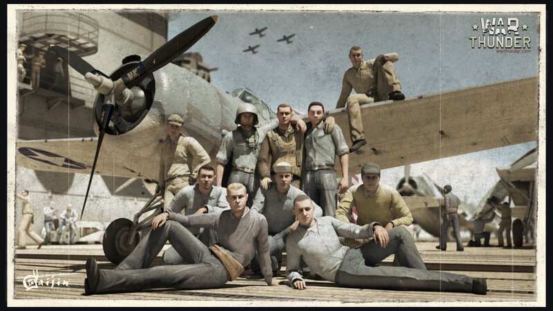 Military Pilots on Airfield