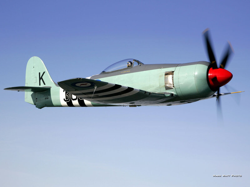 Military Propeller Plane — Blue