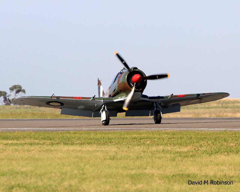 Military Propeller Plane — Green, Calm