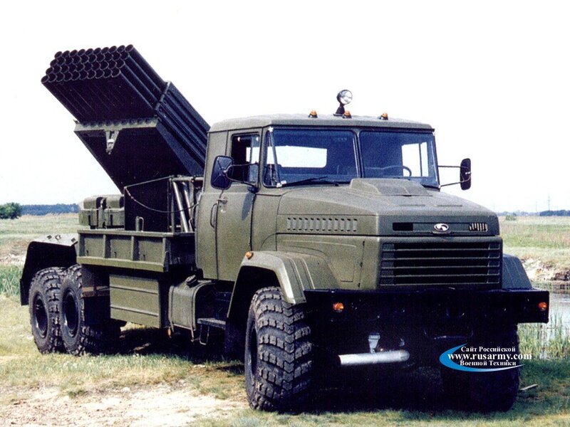 Military Rocket Launcher Truck — Green