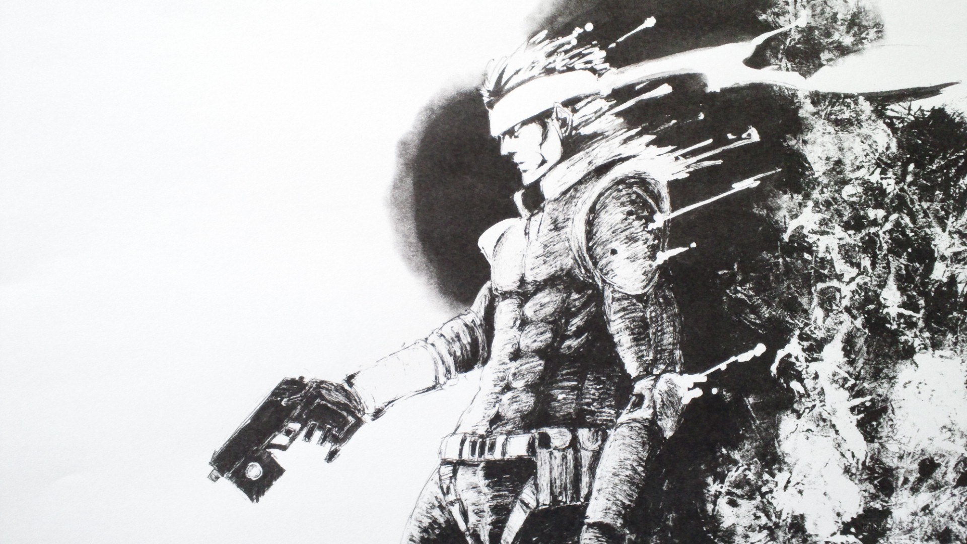 military soldier with gun