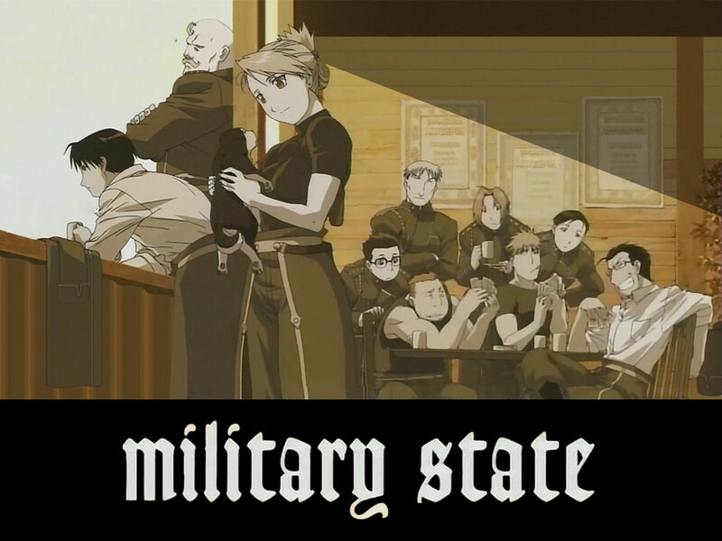 military state scene