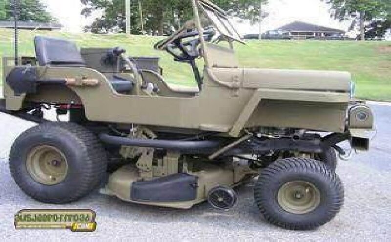 Military-style Lawn Tractor