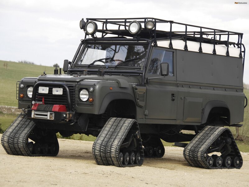 Military-style Tracked Vehicle