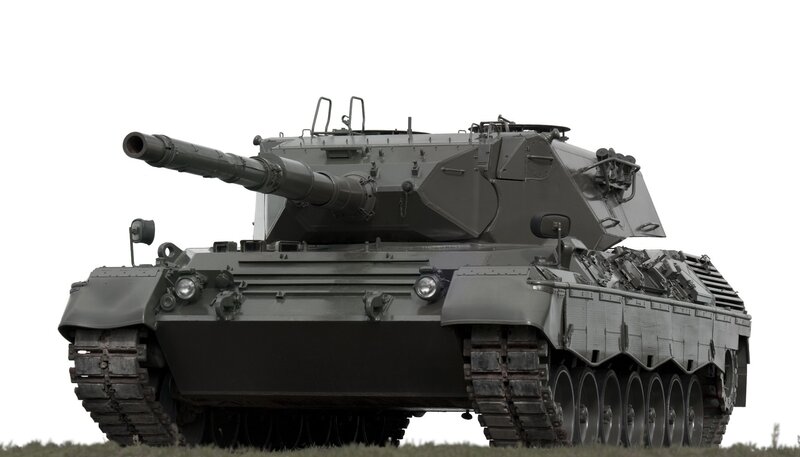 Military Tank — Gray, Neutral, Photograph