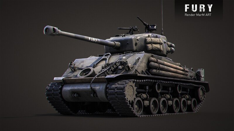Military Tank — Gray, Serious