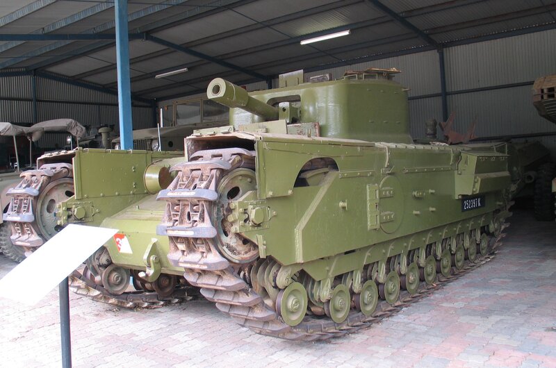 Military tank in museum