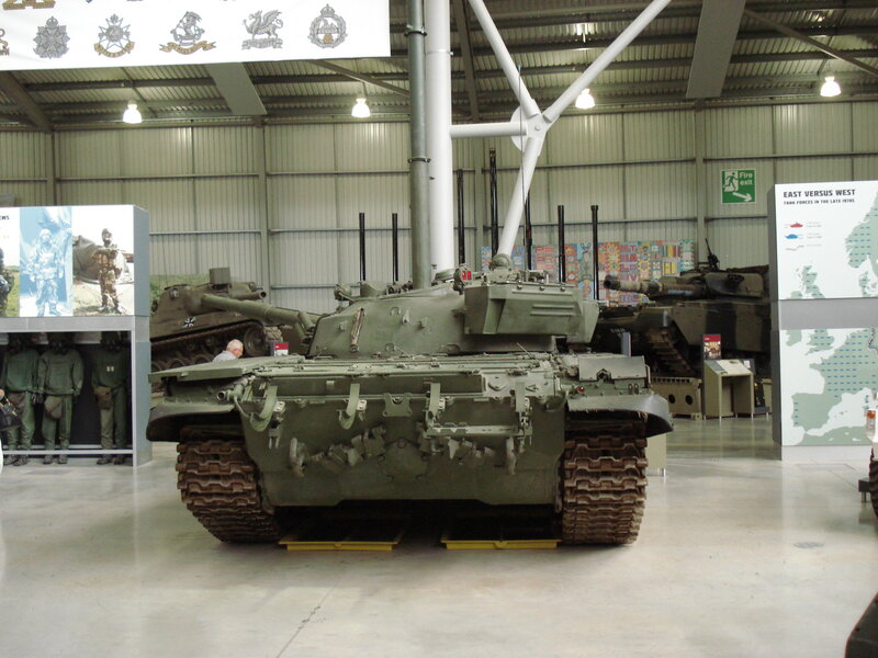 Military Tank in Museum — Green